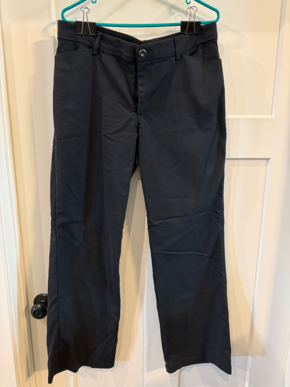 Lee Black Dress Pants - Classic Straight Fit